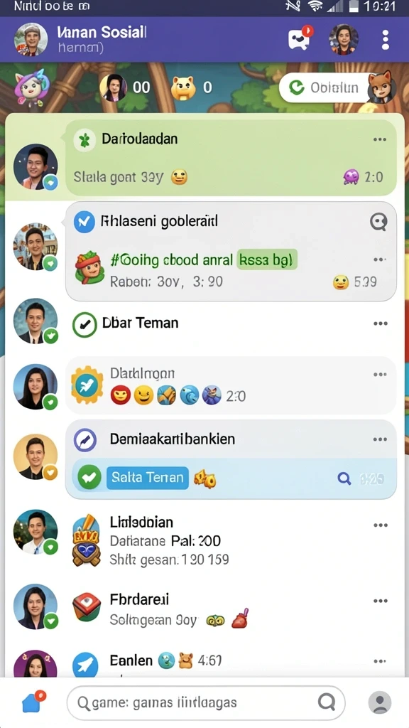 Variasi tema permainan yang menarik.