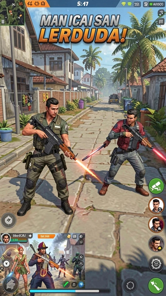 Fitur mode multiplayer yang seru dan menantang.