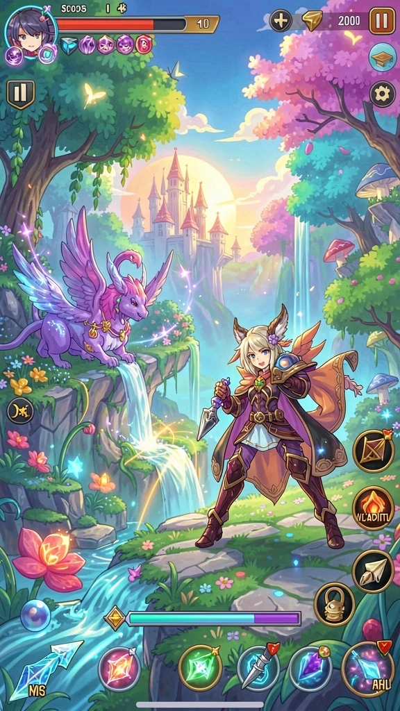 Tangkapan layar ketiga menunjukkan grafis yang memukau di dalam game.