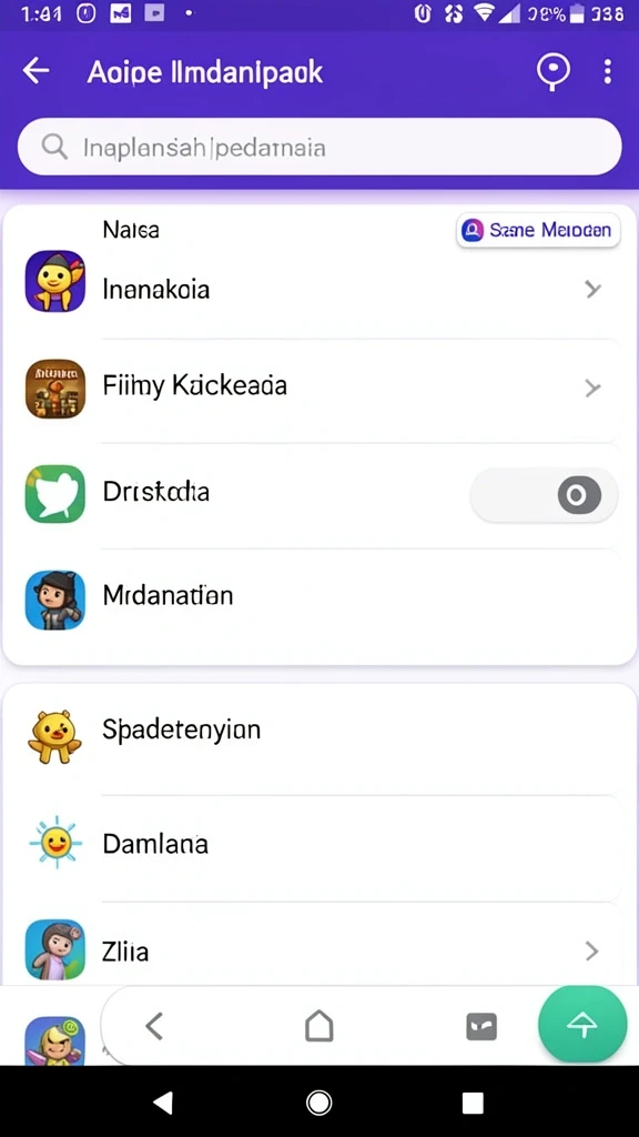 Aksi seru di dalam game dengan grafis menawan.