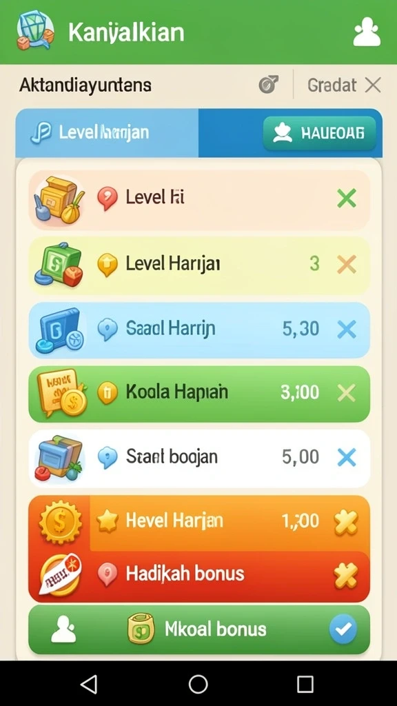 Pengalaman bermain yang seru dengan banyak level menantang.