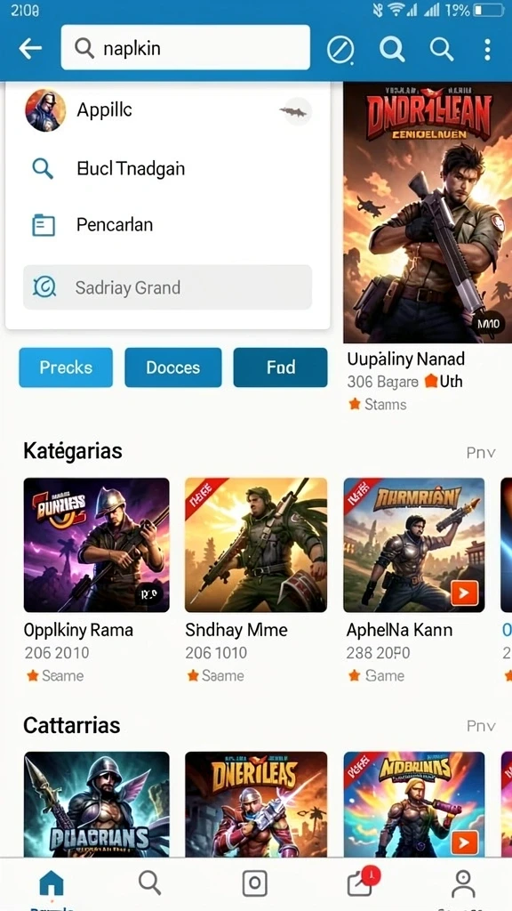 Tampilan utama GOBETASIA yang menarik dan modern.