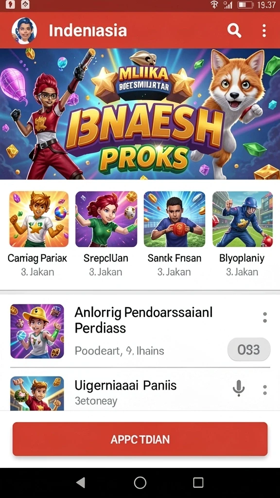 Tampilan antarmuka utama JABARTOTO yang menarik.