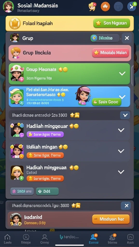 Sistem reward yang memotivasi pengguna.