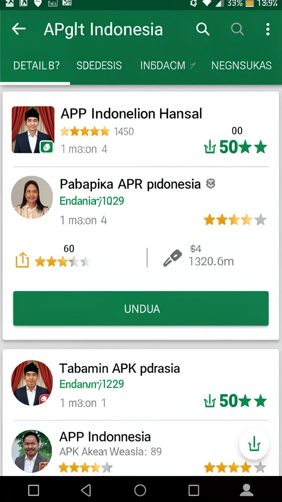 Tampilan antarmuka yang menarik dan mudah digunakan.