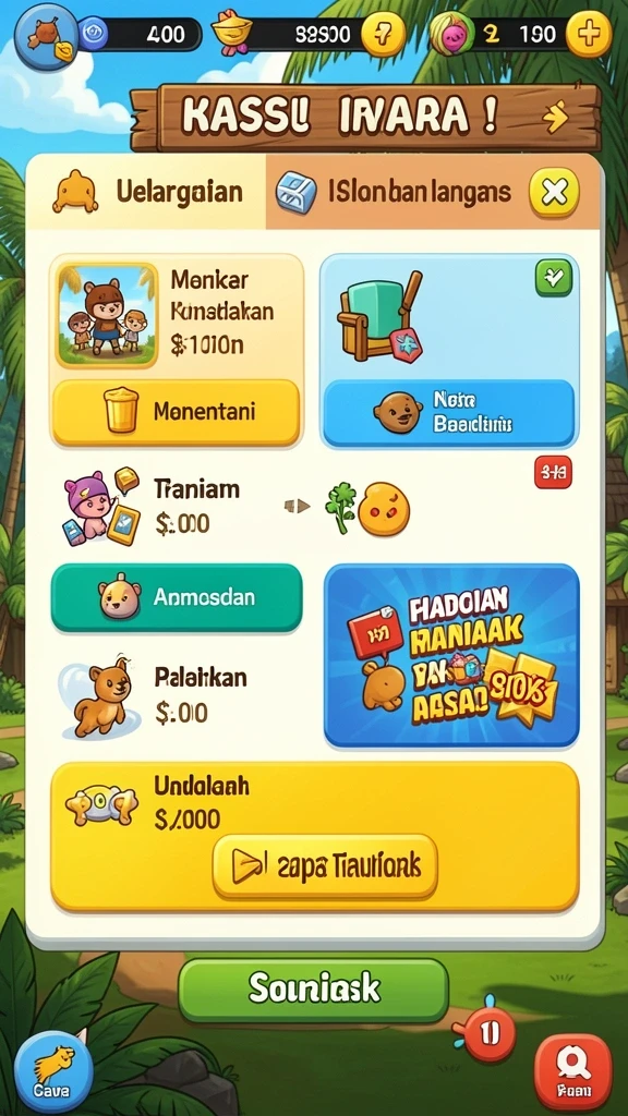 Tampilan antarmuka yang menarik dan mudah digunakan.