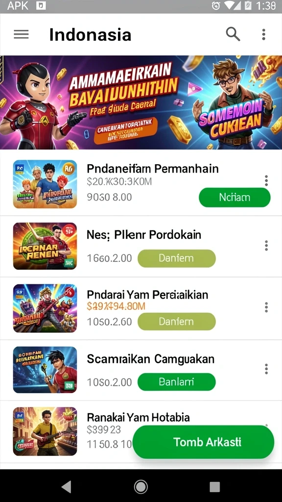 Pilih karakter favoritmu untuk memulai permainan.
