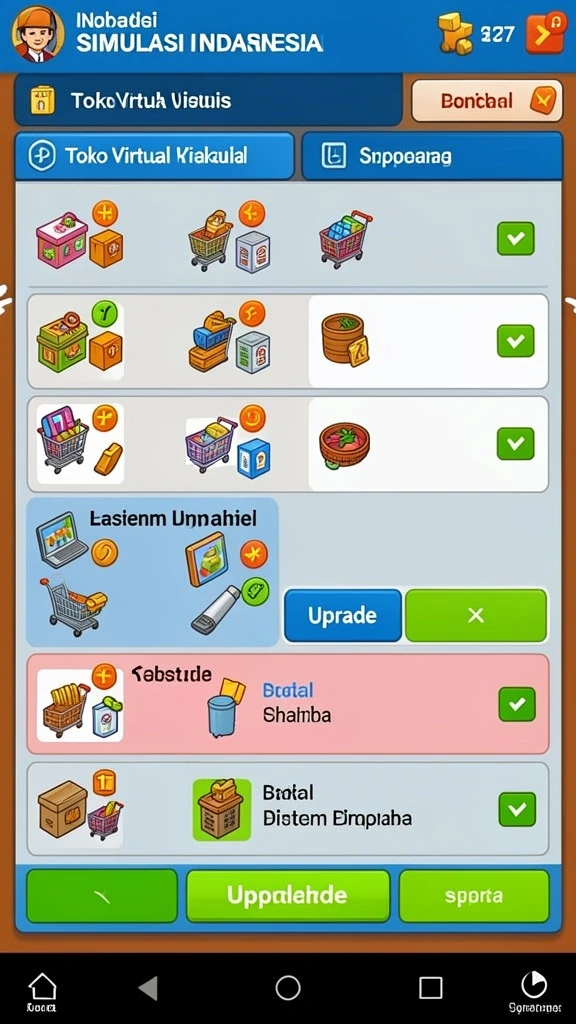 Penggunaan item yang kreatif dalam gameplay.