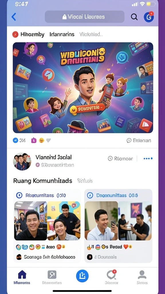 Tampilan antarmuka yang user-friendly.
