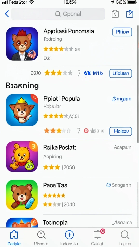 Beragam pilihan permainan menarik untuk semua usia.