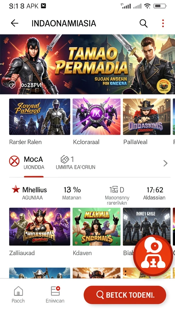 Tampilan antarmuka yang menarik dan user-friendly.