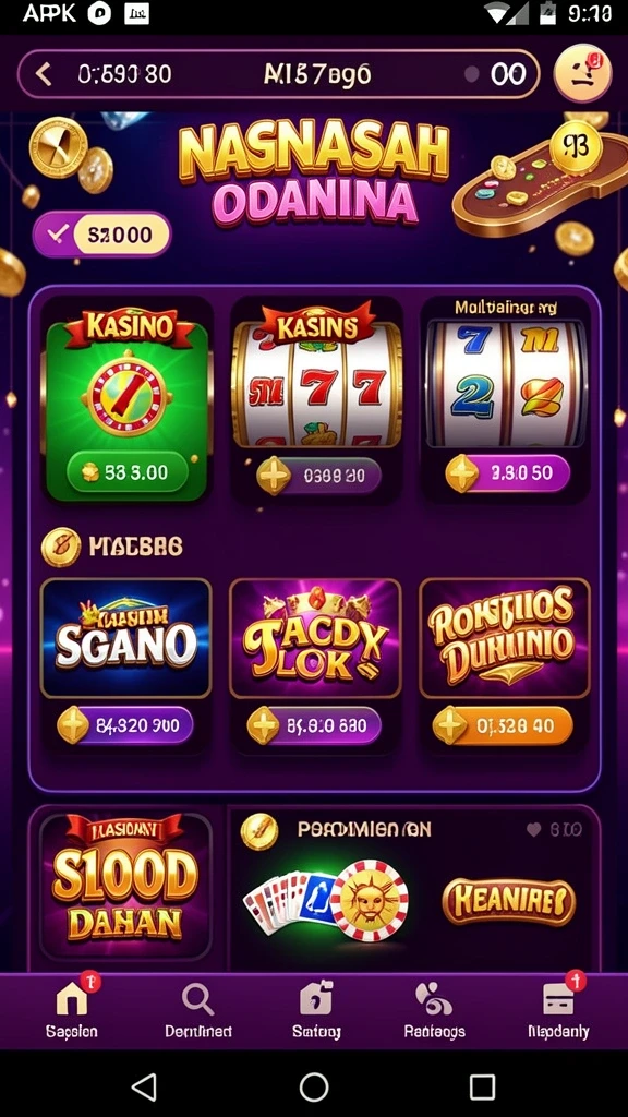 Beragam pilihan tema slot yang menghibur.