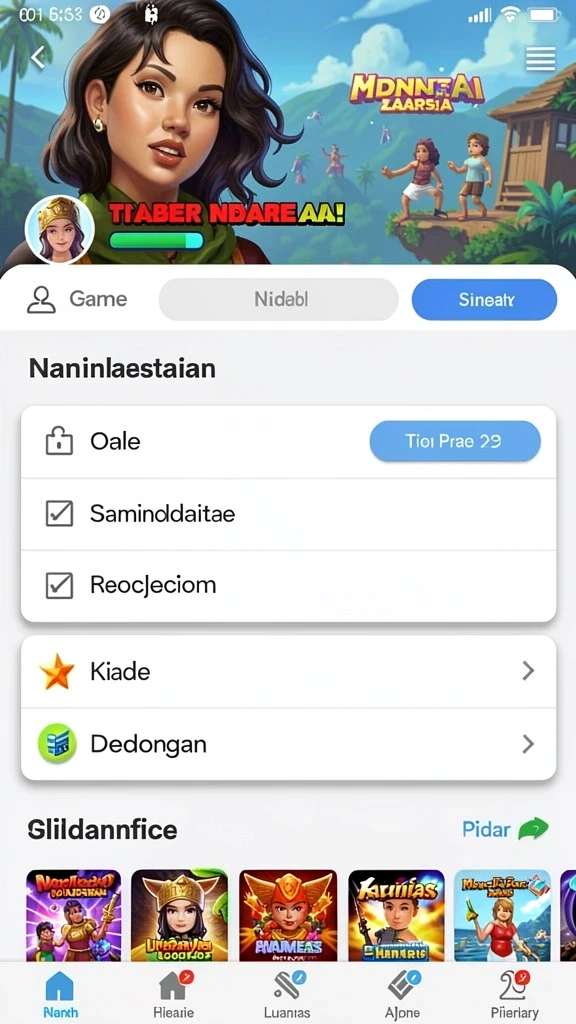 Tampilan antarmuka yang menarik dan user-friendly.