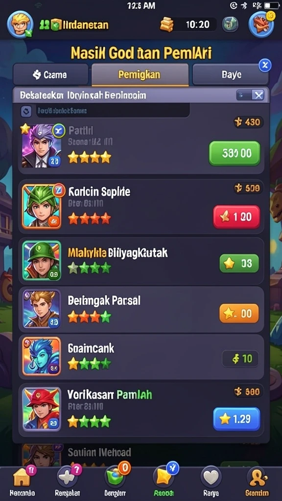 Pengalaman multiplayer yang seru dan interaktif.