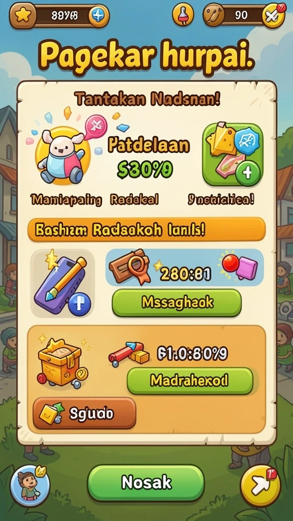 Eksplorasi dunia yang penuh warna.