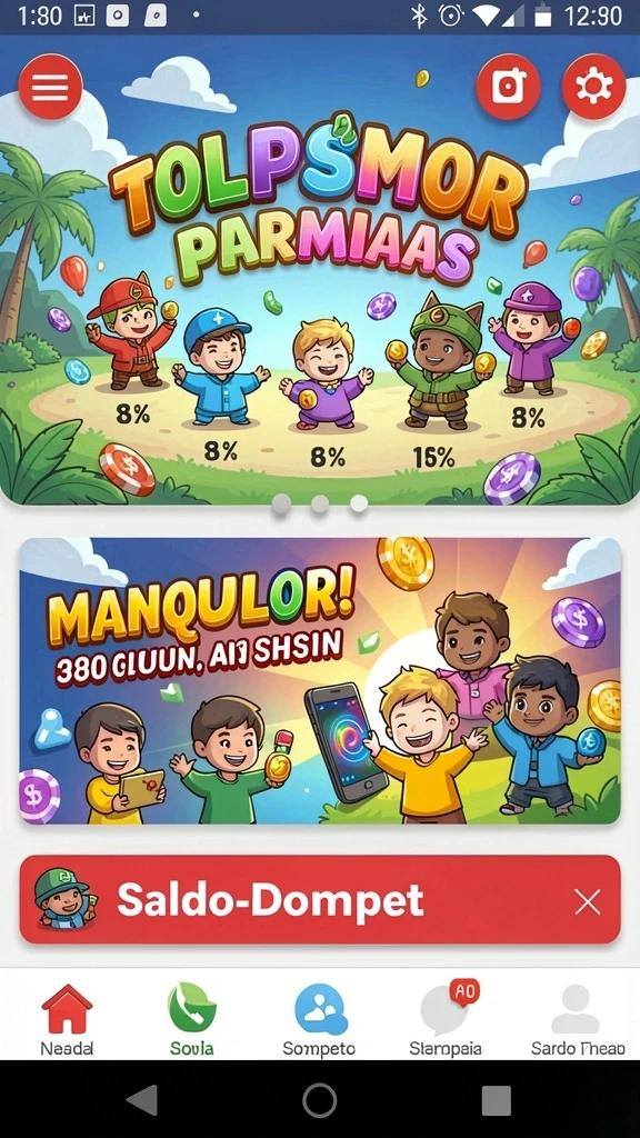 Tampilan antarmuka yang menarik dan user-friendly.