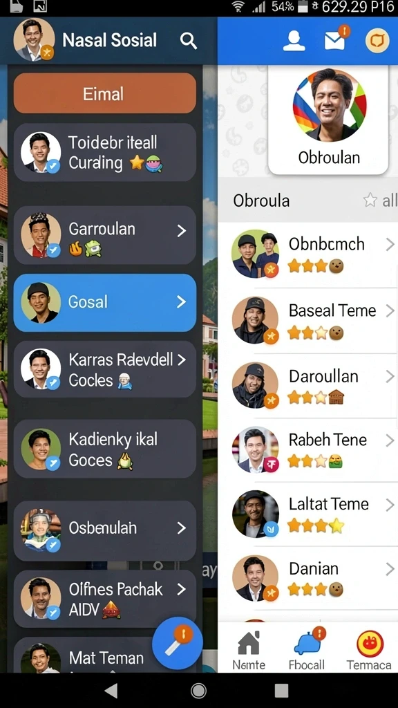 Tampilan antarmuka yang menarik dan mudah digunakan.
