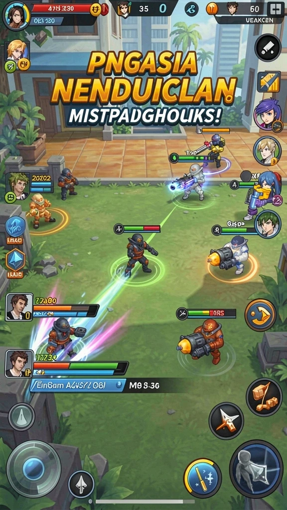 Mode multiplayer yang memungkinkan bermain bersama teman.