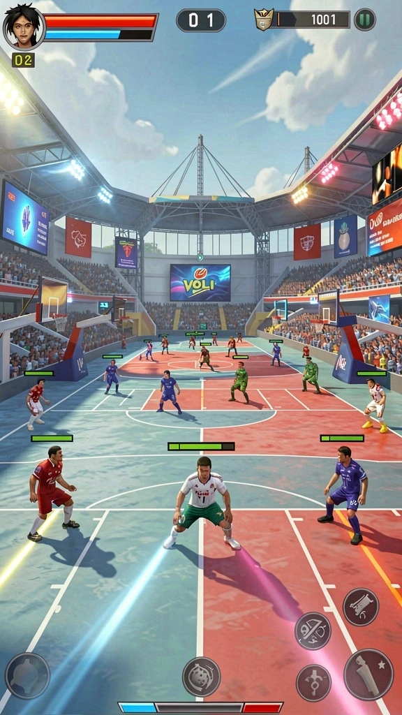 Tampilan utama game dengan karakter yang menarik.