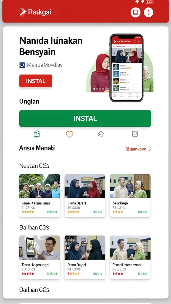 Tangkapan layar balapan yang mendebarkan.