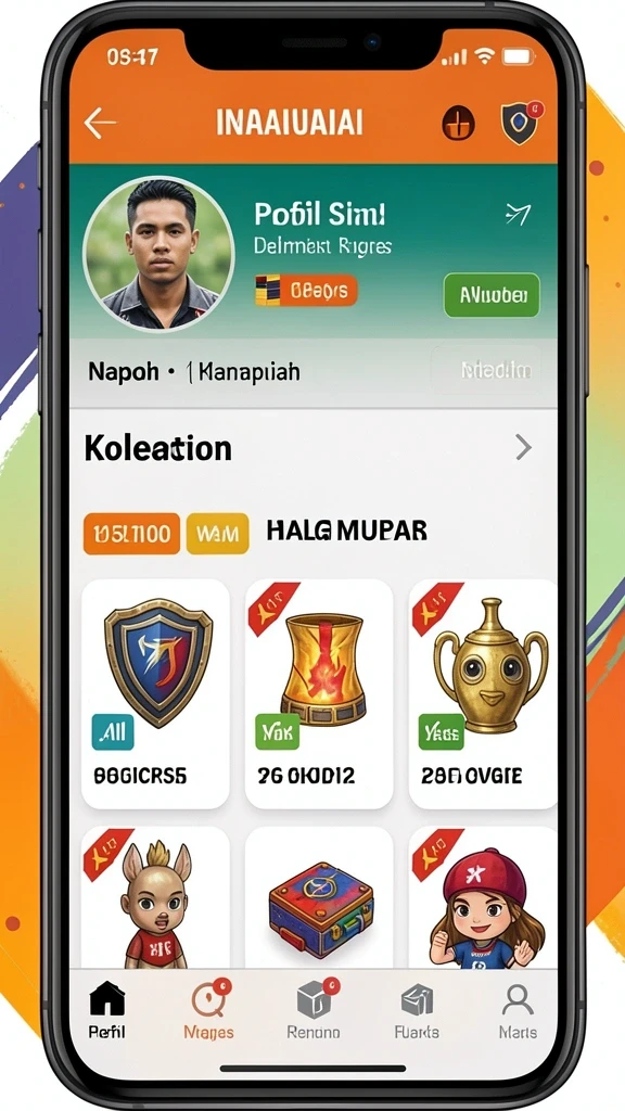 Visual pertempuran yang mendebarkan dan dinamis.